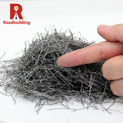 Modern Roadbuilding Stainless Steel Hook Concrete Fiber Reinforced Concrete 0.5-0.7mm