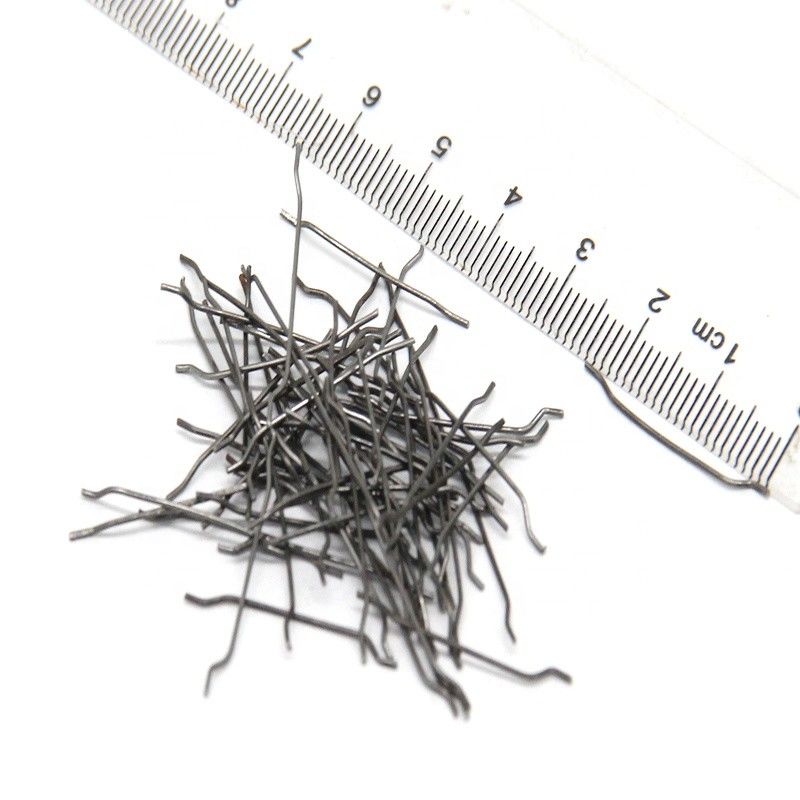 Modern Roadbuilding Stainless Steel Hook Concrete Fiber Reinforced Concrete 0.5-0.7mm